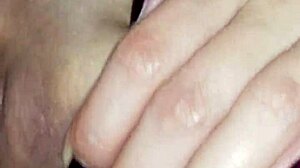 Wild licking and fingering her tight pussy!