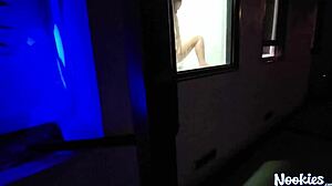 peeping tom catches milf blowjob pov 😲