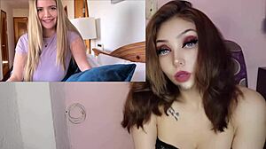 busty latina girlfriend shares bed with partner in pov creampie scene