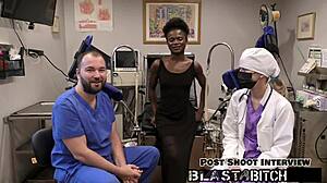 Rina Arem's chest drenched in cum during intense POV face action