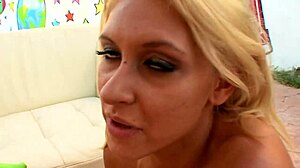 Wild group anal banging with loud moans