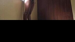 Dramatic Indoor Scene Woman In Black Tights - Jul 16 2024