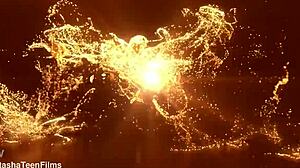 Sexy Colombian Teen Megan Petite Takes Interracial DAP with Huge Prolapse