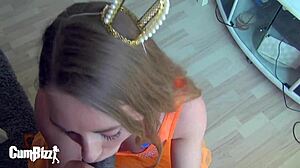 Kingsday slut princess takes big black cock