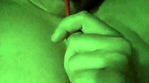 I'm sucking this lollipop while playing with my tits.