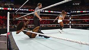 Nikki bella vs naomi in extreme rules 2015 match