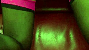 Lissa Love in Slutty Fishnets Fucks Hard for Porno Spot!