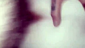 Guy enjoying a private moment in the room