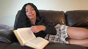 hey, eva parker the naughty student gets wild interracial action! 😜