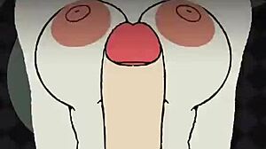 Sky Gets Monster Cock Titty Fuck and Cumshot