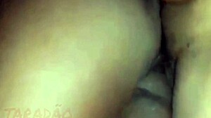 ebony prostitute gets her ass filled with cum after wild session