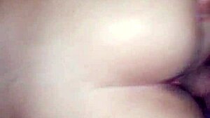 Bent Over Doggystyle Fuck With My Sexy Brunette. Intense Action In Bedroom.