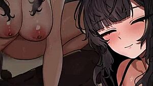 Big tits tease small 18+ cock in intriguing contrast