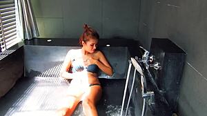 Uh, wet fingerin’ games in whirlpool... so hot, part 4!