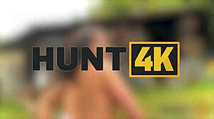 Ловецът печели горещо навъншно ебане с брюнетка