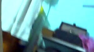 I can't believe how hot my madrastra is, sneaking into bed for wild anal until someone knocks