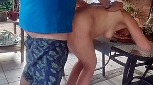 rough outdoor bang, hard as hell man