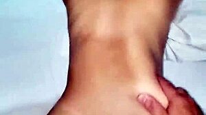 Latina stepsister bent over for doggy style homemade sex