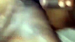 ebony prostitute gets her ass filled with cum after wild session