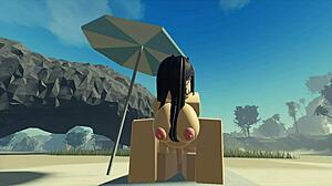 Roblox Catgirl Adventure at the Beach