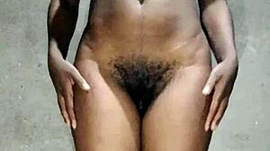 Amateur African Babe Cums Twice Hard