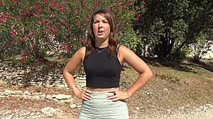 lexie wants big black cock for anal outdoors