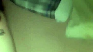 Guy enjoying a private moment in the room