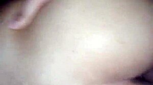 Bent Over Doggystyle Fuck With My Sexy Brunette. Intense Action In Bedroom.