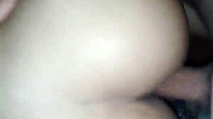 Bent Over Doggystyle Fuck With My Sexy Brunette. Intense Action In Bedroom.