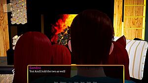 My new family gathers for a quiet evening together