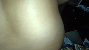 Brazilian amateur morena with natural tits rides doggystyle hard in homemade video! 🔥