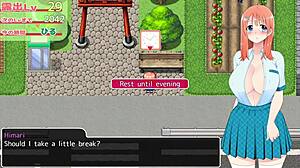 Girl lets men cum on big tits