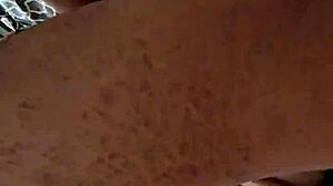 Papi's view of swinging with Marianita and me