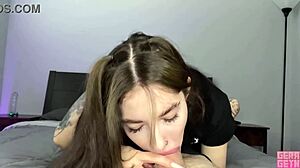 Gerageyn - stepsister caught stepbro with her panties, helps him out! 😜