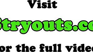 Man, deze casting ladyboy kreeg hete sperma gespoten, zo wild!