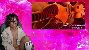 exotiqfox tempts with pov solo masturbation and orgasm