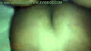 ebony prostitute gets her ass filled with cum after wild session