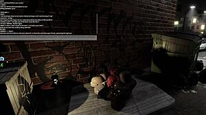 I roughly fucked the prostitute in the hotel corner