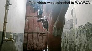 kolkata boy going wild ALONE IN BATHROOM with his huge cock