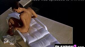 morena corwin poses naked, tamara sky shows booty