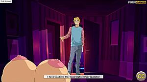 Halloween virgins play with anal creampie and big tits action.