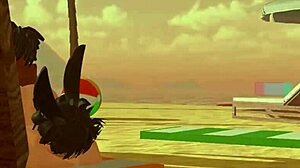 Black bull pounds femboy bunny in doggystyle with big cock 😍