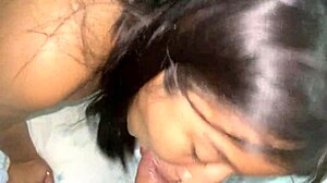 Каква вкусна минетка ми пуска кумашата от аматьорска латинка