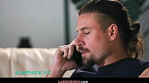 Chris Dives Into Nuru Massage With Blonde's Big Cock Action