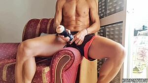 Trying Out My New Sex Toy Madamfox for Shaved Pussy Orgasms