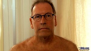 Young Doctor Sucks and Fucks Horny Old Man in Wild Session