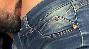 Close-Up Massage Of Latina's Belly Button