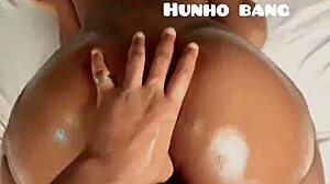 Fold me up, how hard can ebony teen take it?