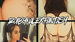 Rubynalexfantasy Face Fucked Until Puking with Hard Anal Play in Steamy Shower