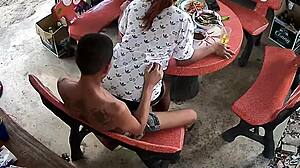 Black Milf and Teen Girl in Hardcore Blowjob and Sex Session, What a Mess They Made